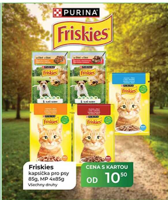 Friskies kapsička pro psy 85g, MP 4x85g  