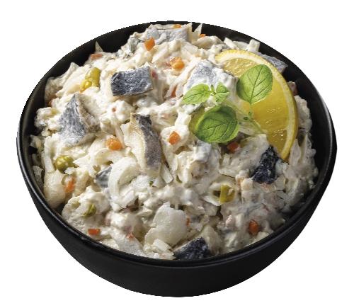 Rybí salát v majonéze, 1 kg