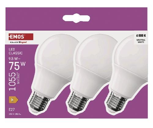 LED žárovka Classic A60, 3 KS
