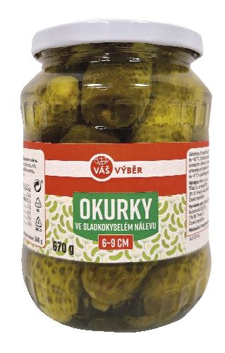 VÁŠ VÝBĚR Okurky, 360 g