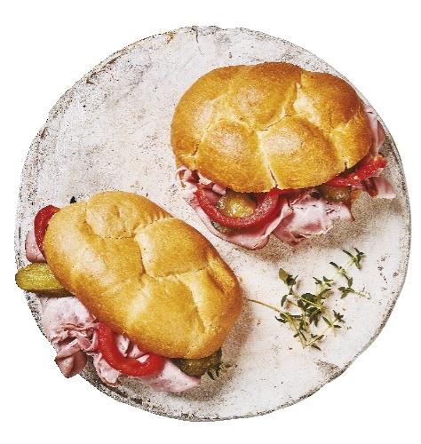 Obložená bulka, 1 KS