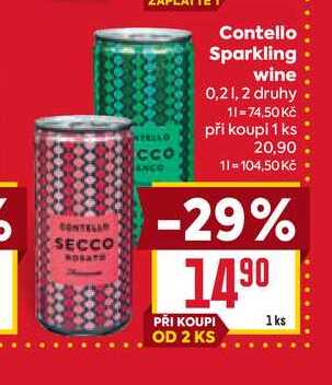 Contello Sparkling wine 0,2l