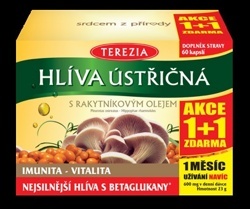 TEREZIA Hlíva ústřičná s rakytníkovým olejem 60 + 60 kapslí