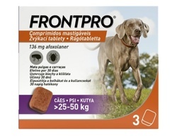 FRONTPRO® žvýkací tablety pro psy (25-50 kg) 3 tablety