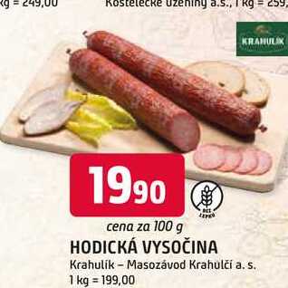 HODICKÁ VYSOČINA 100 g