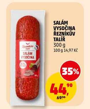 SALÁM VYSOČINA ŘEZNÍKŮV TALÍŘ, 300 g