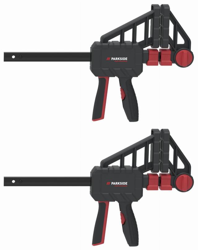 PARKSIDE Sada jednoručních svorek 2dílná