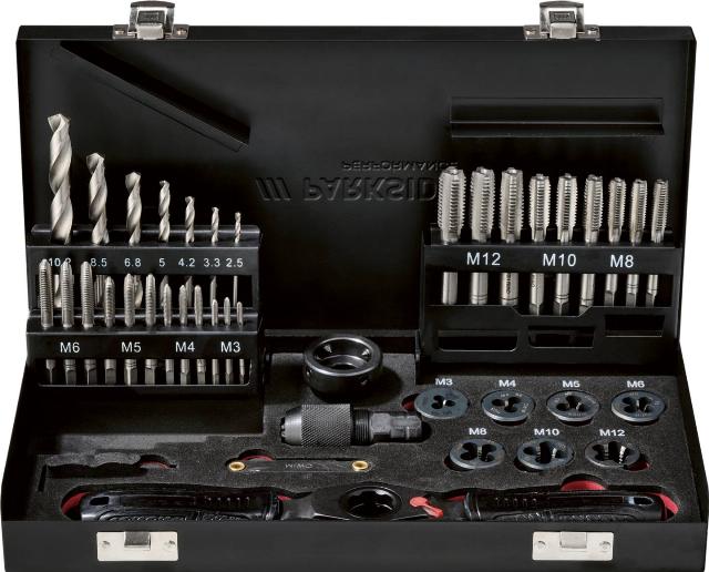 PARKSIDE Sada závitníků a závitových 40dílná