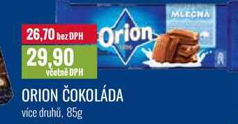 ORION ČOKOLÁDA 85g