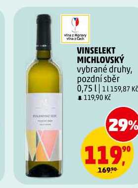 VINSELEKT MICHLOVSKÝ, 0,75 l