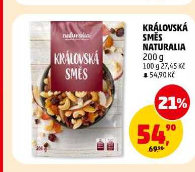 KRÁLOVSKÁ SMĚS NATURALIA, 200 g