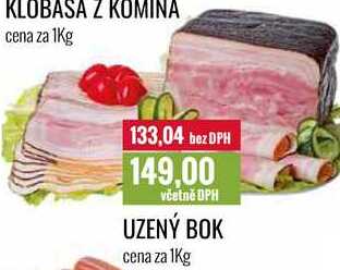 UZENÝ BOK cena za 1Kg 