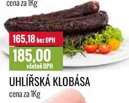 UHLÍŘSKÁ KLOBÁSA cena za 1kg 