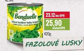 Bonduelle FAZOLOVÉ LUSKY 420g 