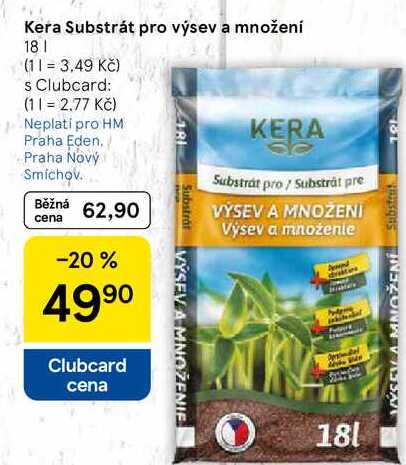 Kera Substrát pro výsev a množení, 18 l