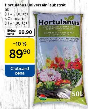 Hortulanus Univerzální substrát, 50 l