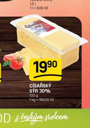CÍSAŘSKÝ SÝR 30% 100 g 