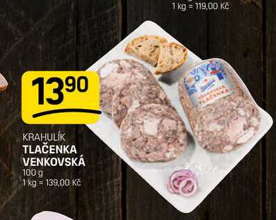 TLAČENKA VENKOVSKÁ 100 g 