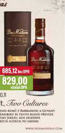 Dos Maderas P.X.5+5 10YO, Ron Añejo Superior Reserve 0,7l