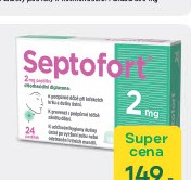 Septofort 2 mg 24 pastilek