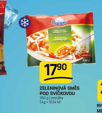 ZELENINOVÁ SMĚS POD SVÍČKOVOU 350 g 