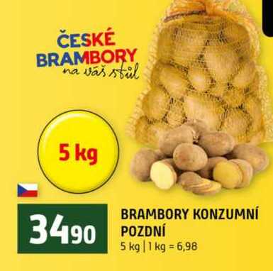 BRAMBORY KONZUMNÍ POZDNÍ 5 kg 