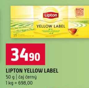 LIPTON YELLOW LABEL 50 g čaj černý