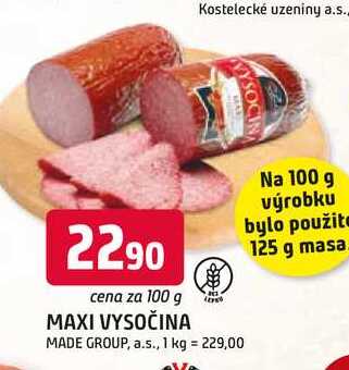 MAXI VYSOČINA 100g