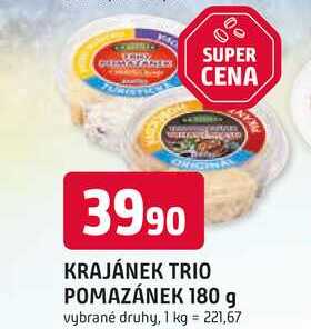 KRAJÁNEK TRIO POMAZÁNEK 180 g 