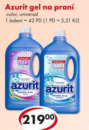 Azurit gel na praní, 42 PD  