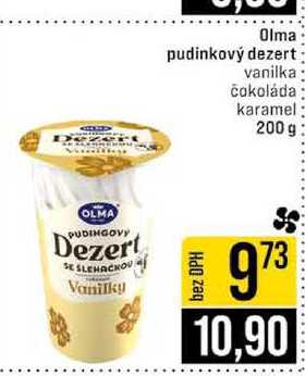 Olma pudinkový dezert vanilka čokoláda karamel 200 g