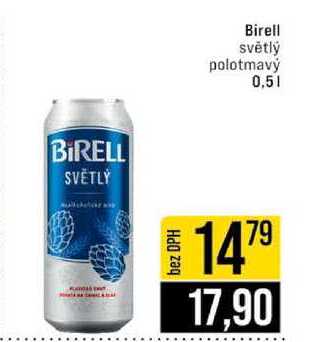 Birell světlý polotmavý 0,5l