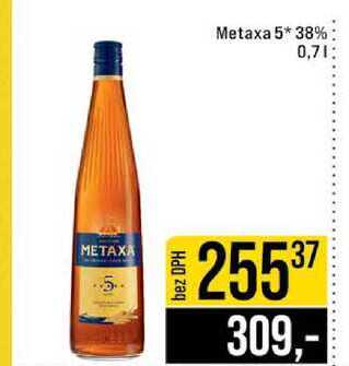 Metaxa 5* 38% 0,7l