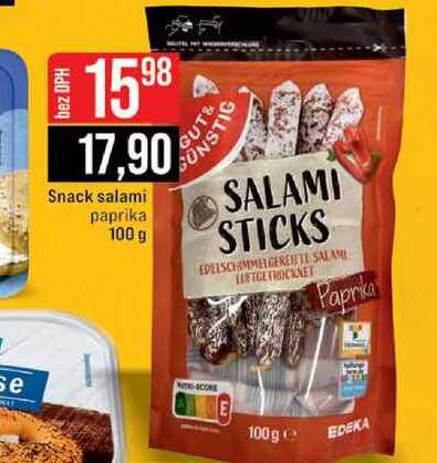 Snack salami paprika 100 g