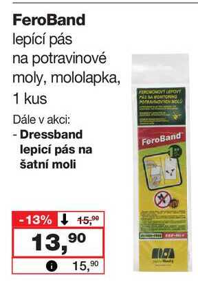 FeroBand lepící pás na potravinové moly, mololapka, 1 kus 