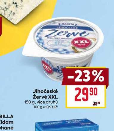 Jihočeské Žervé XXL 150 g