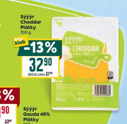 Sýýýr Gouda 48% Plátky 100g