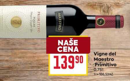 Vigne del Maestro Primitivo 0,75l