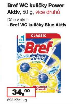  Bref WC kuličky Power aktiv 50 g  