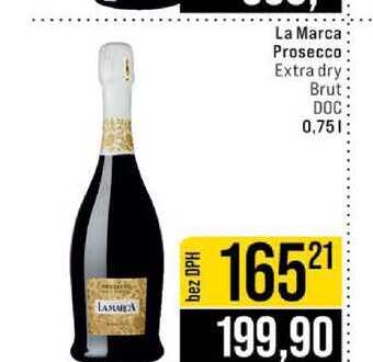 La Marca Prosecco Extra dry Brut DOC 0,75l