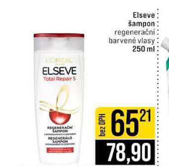 Elseve šampon regenerační barvené vlasy 250 ml