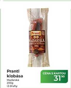Prantl klobása Madarska 200 g