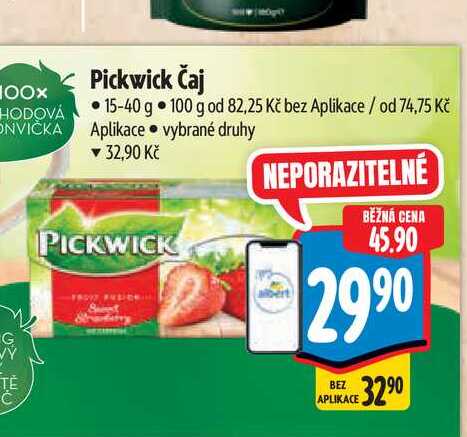   Pickwick Čaj 15-40 g 