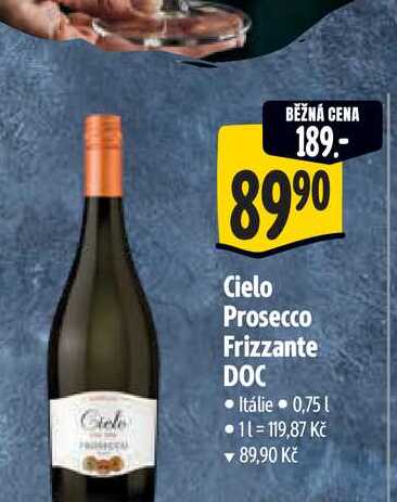   Cielo Prosecco Frizzante DOC 0,75 l