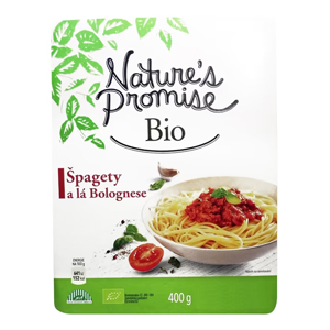 Nature's Promise Bio Špagety à la Bolognese 400 g