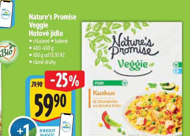   Nature's Promise Veggie Hotové jídlo  400-430 g 