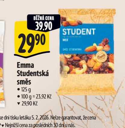   Emma Studentská směs 125 g 