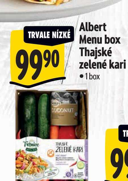  Albert Menu box Thajské zelené kari  1 box