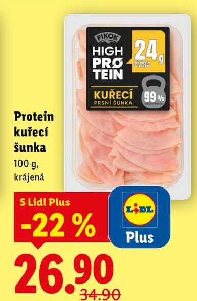 Protein kuřecí šunka, 100 g