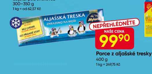 Mylord Porce z aljašské tresky 400 g